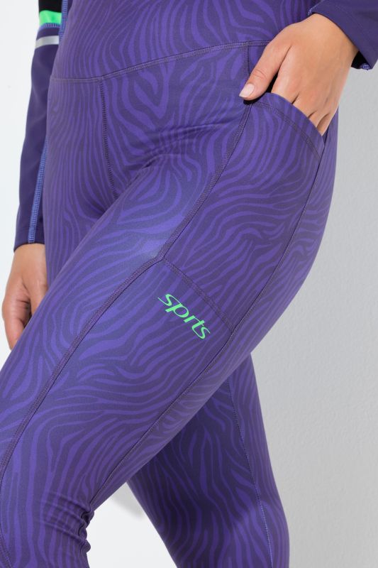 Клин с неонов зебров принт