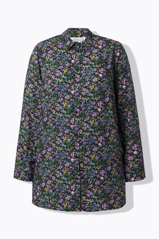 Риза с флорален принт