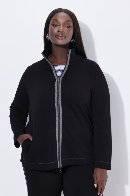 Суитчър с права яка