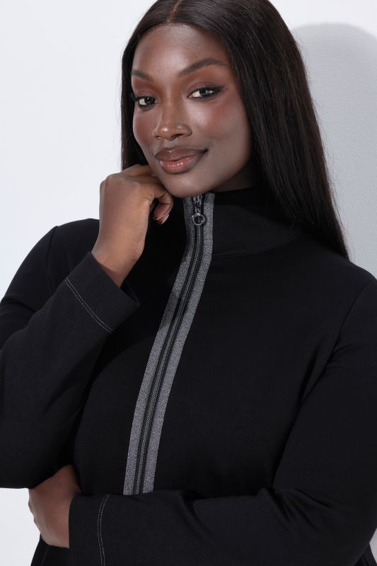 Суитчър с права яка