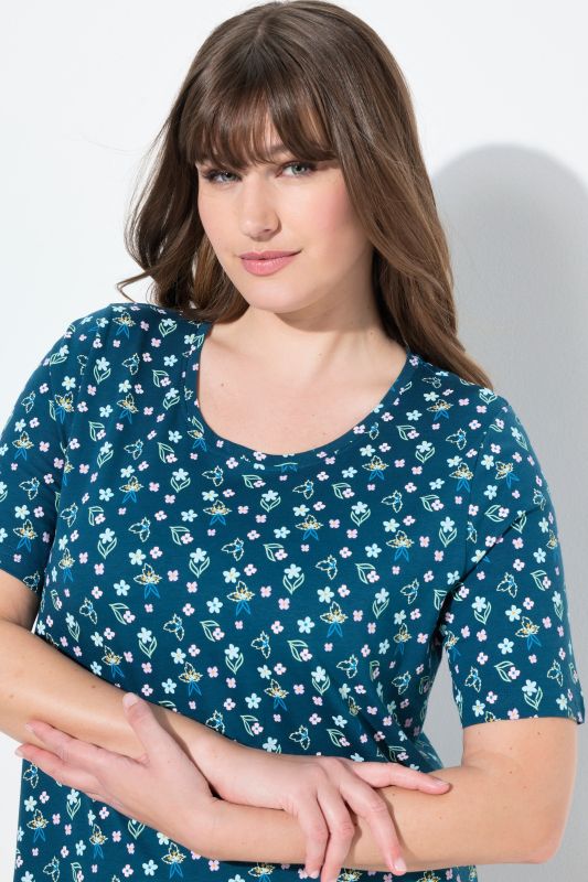 Нощница с принт на маргаритки