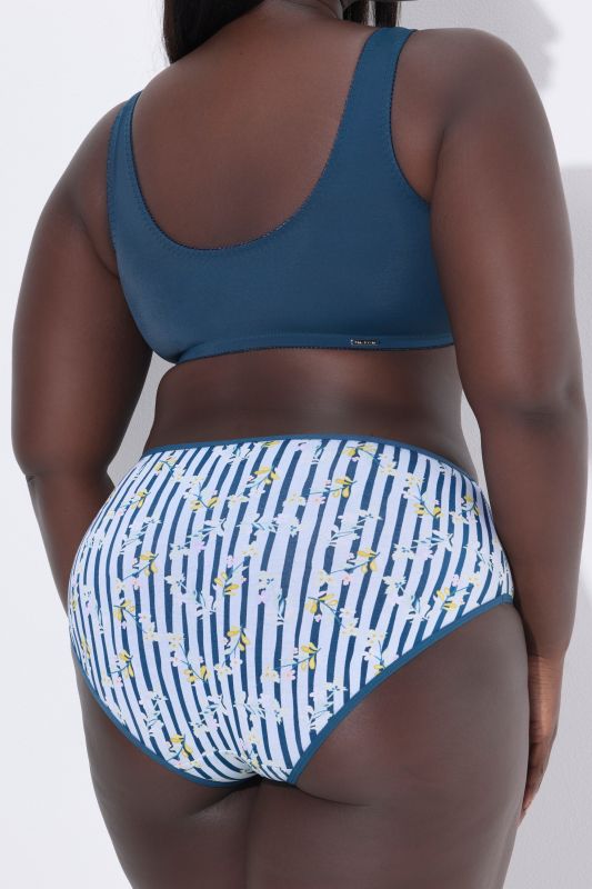 Бикини комплект от 5 броя с ботанически принт