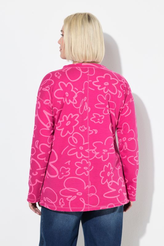 Суитчър с принт на цветя