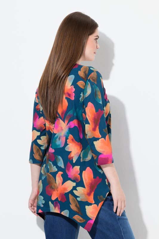 Блуза с флорален принт