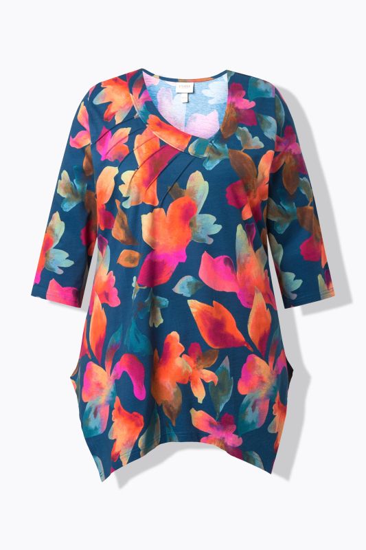 Блуза с флорален принт