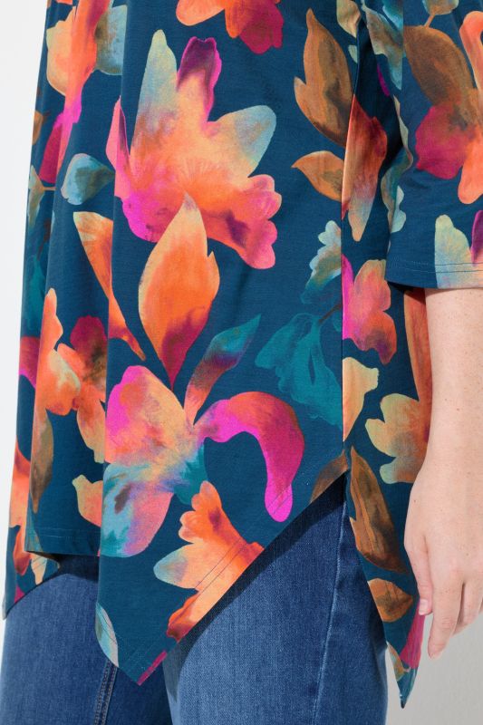 Блуза с флорален принт