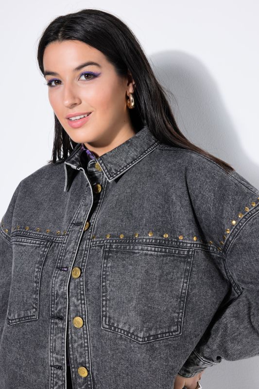 Риза в дънков стил