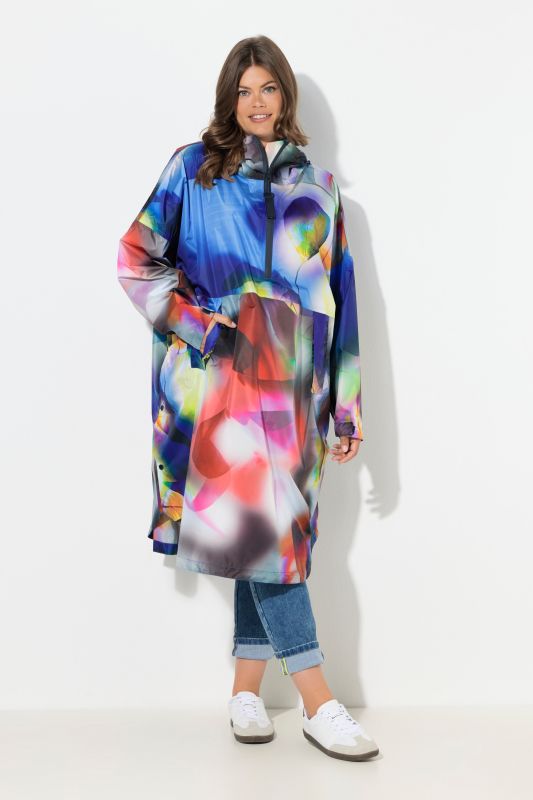 Дъждобран с цветен принт