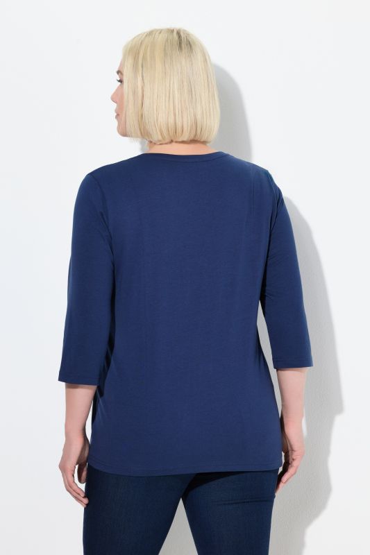 Тениска с ботанически принт