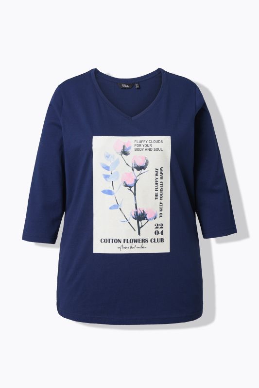 Тениска с ботанически принт