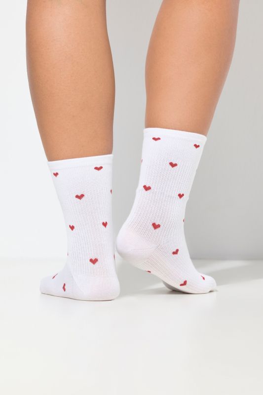 Чорапи с принт на сърца
