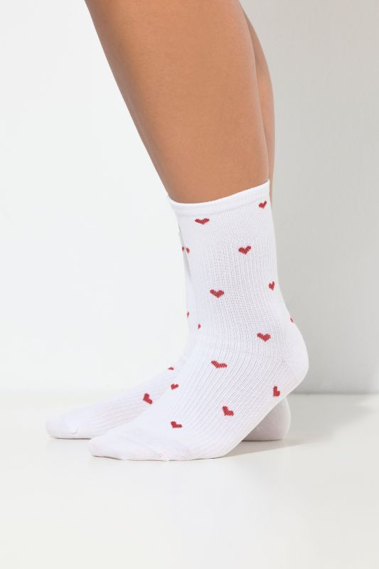 Чорапи с принт на сърца