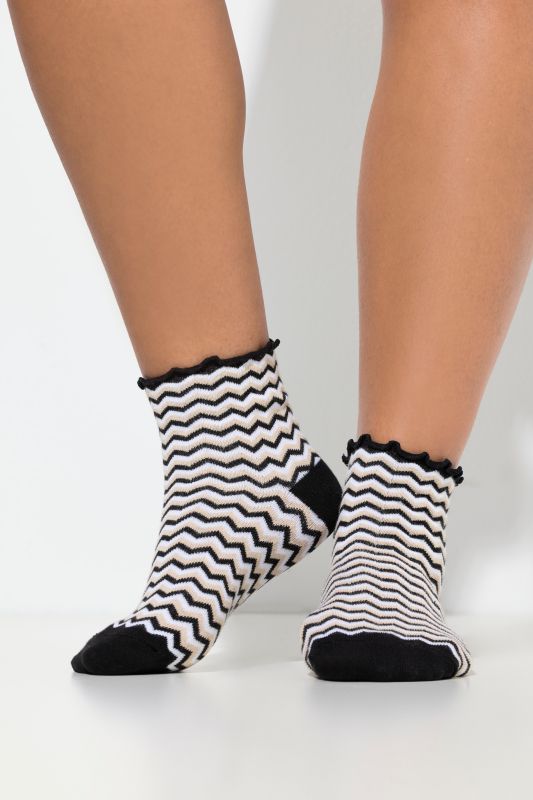 Чорапи комплект от 2 броя с райета