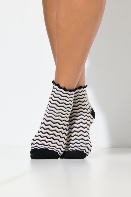 Чорапи комплект от 2 броя с райета