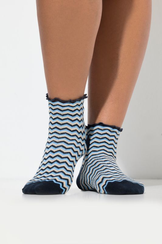 Чорапи комплект от 2 броя с райета