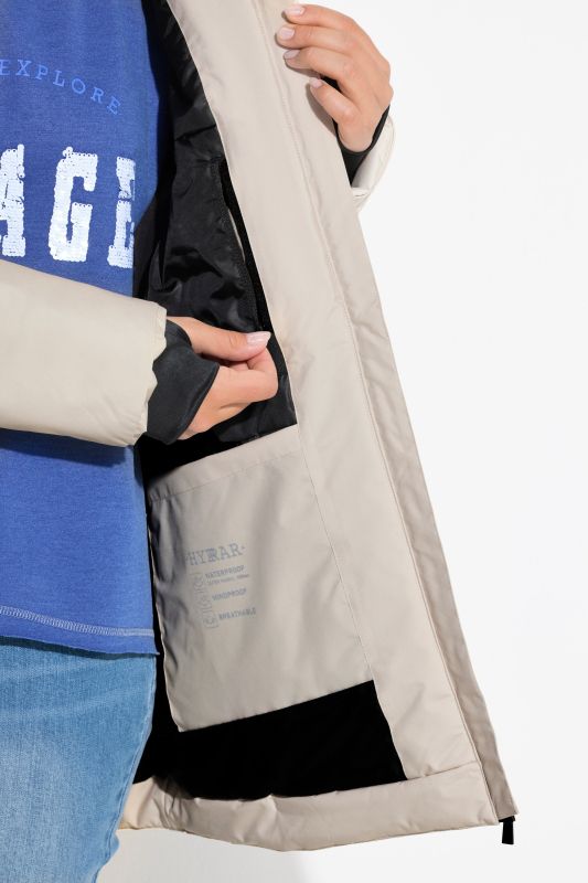 Яке трифункционално с контрастен цип