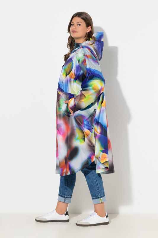 Дъждобран с цветен принт