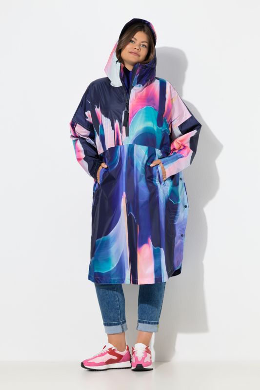 Дъждобран с вълнист принт