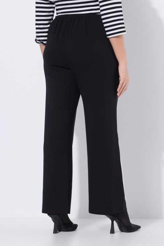 Панталон с широки крачоли и еластична талия