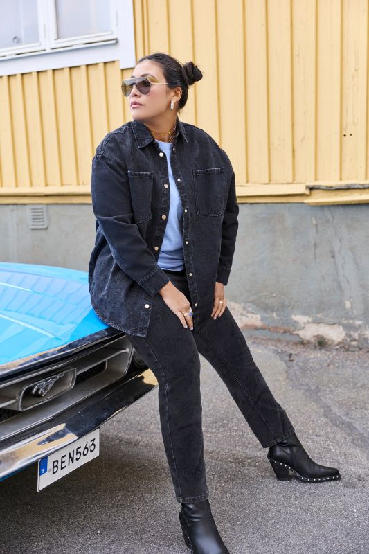 Риза дънкова