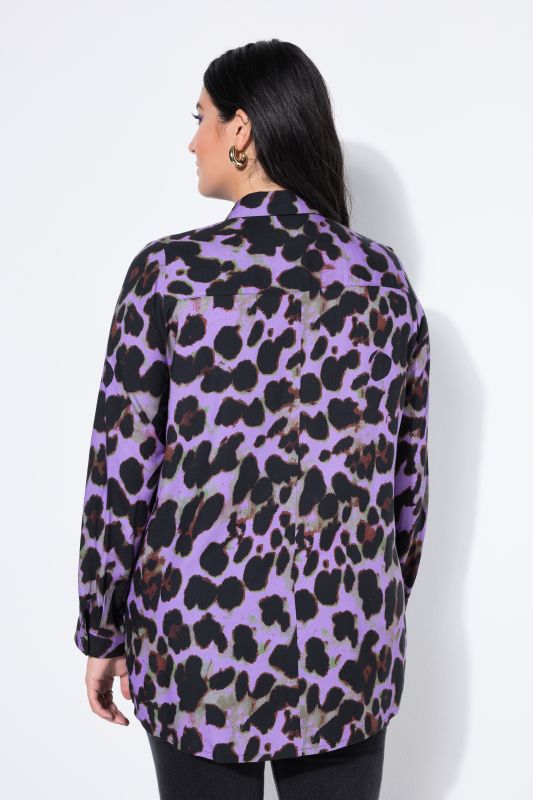 Риза с леопардов принт