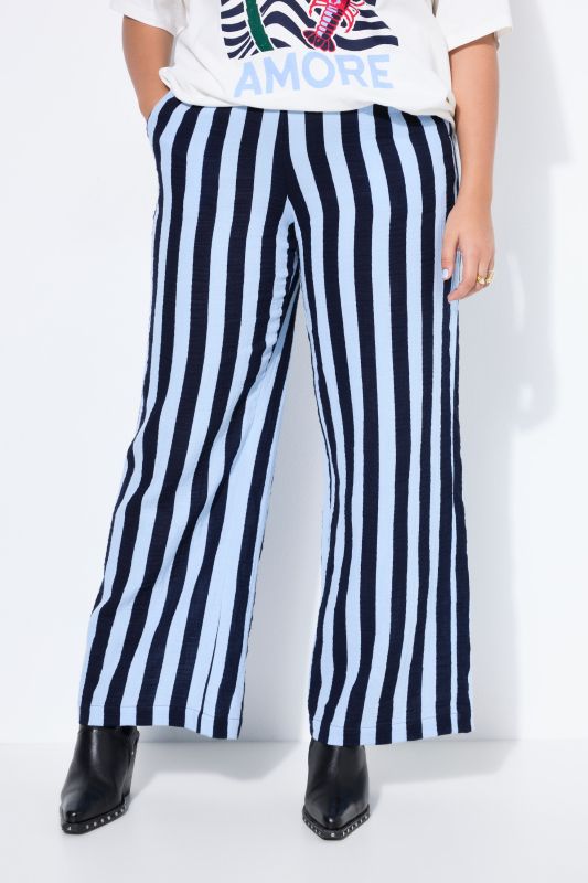 Панталон от муселин с райета