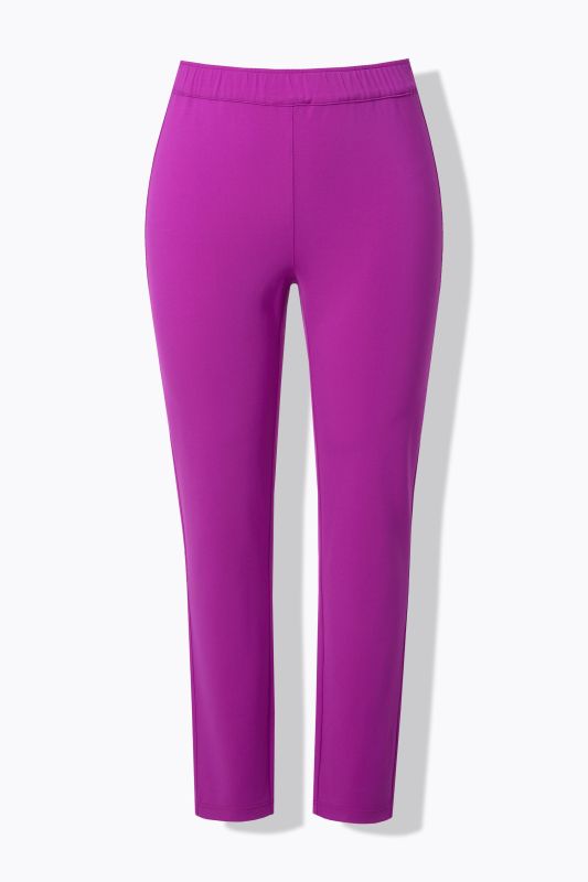 Jersey Elastic Waist Stretch Knit Slim Legging