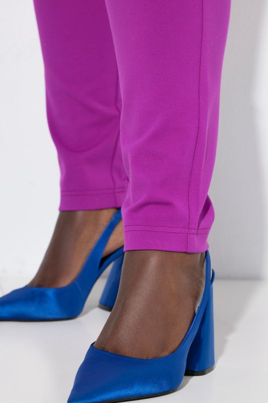 Jersey Elastic Waist Stretch Knit Slim Legging