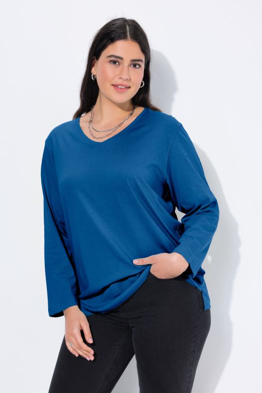 Back To Basics V-Neck Relaxed Fit Cotton Tee