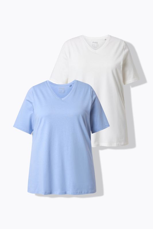 2 Pack of Eco Cotton Basic Tees
