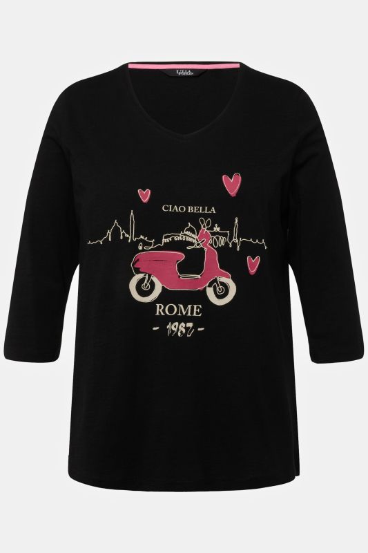 Ciao Bella 3/4 Sleeve Graphic Tee