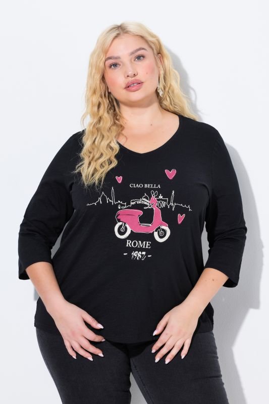 Ciao Bella 3/4 Sleeve Graphic Tee