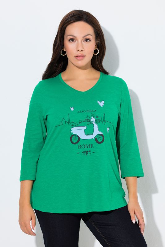 Ciao Bella 3/4 Sleeve Graphic Tee