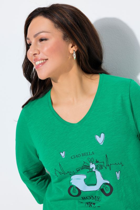 Ciao Bella 3/4 Sleeve Graphic Tee