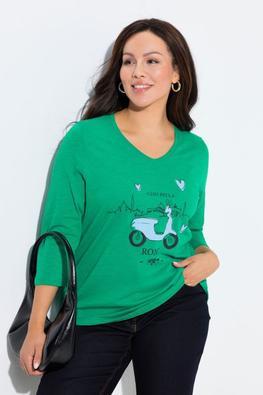 Ciao Bella 3/4 Sleeve Graphic Tee