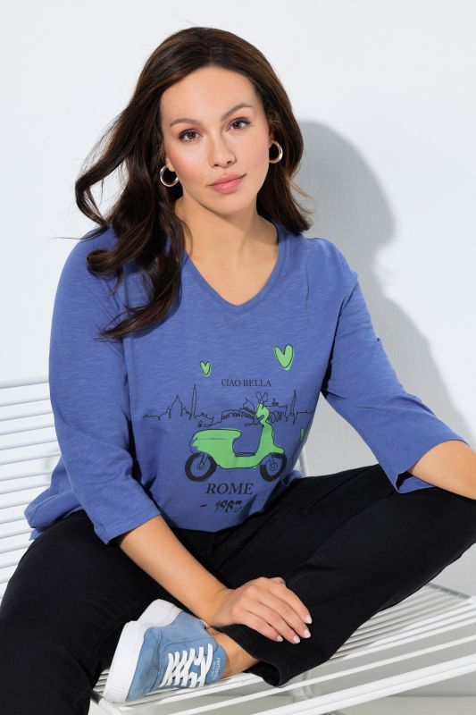 Ciao Bella 3/4 Sleeve Graphic Tee