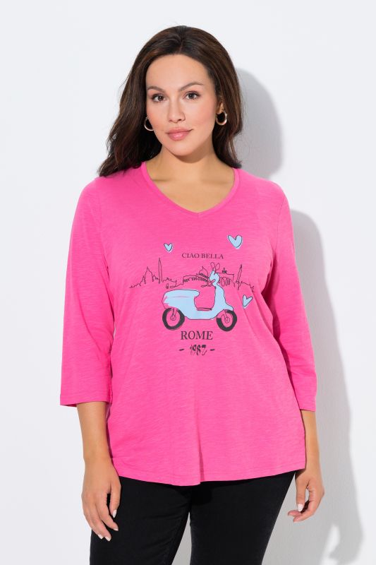 Ciao Bella 3/4 Sleeve Graphic Tee