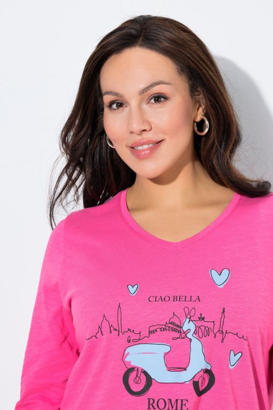 Ciao Bella 3/4 Sleeve Graphic Tee