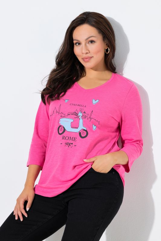 Ciao Bella 3/4 Sleeve Graphic Tee