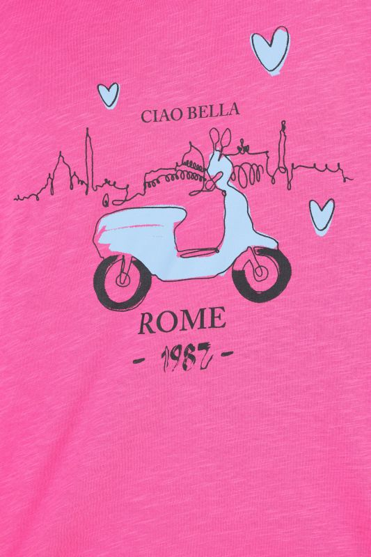 Ciao Bella 3/4 Sleeve Graphic Tee
