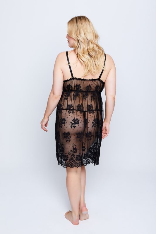Floral Lace Negligee Set