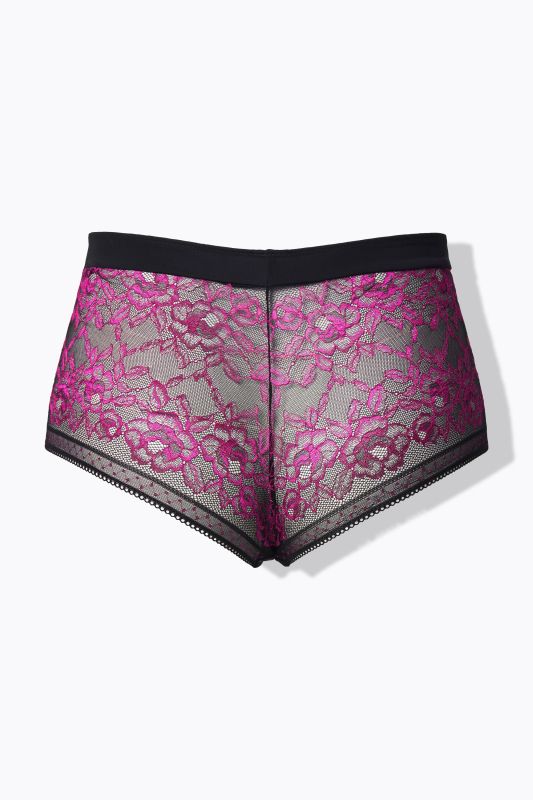 Two Tone Gold Lace Hipster Panty