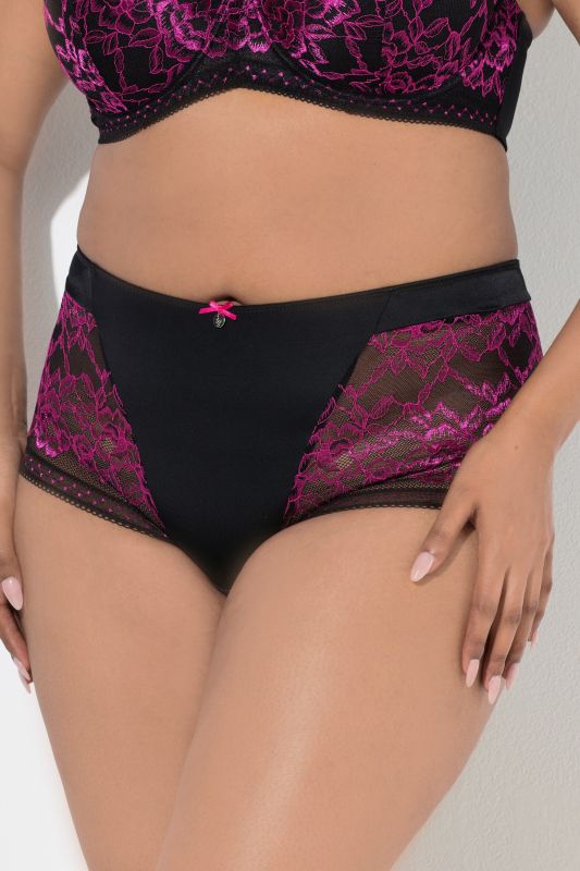 Two Tone Gold Lace Hipster Panty