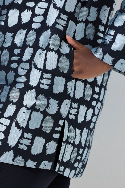 Блейзър с абстрактен принт