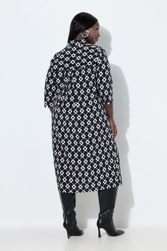 Graphic Flower Dress