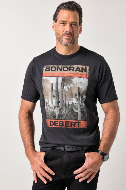 Тениска с винтидж принт