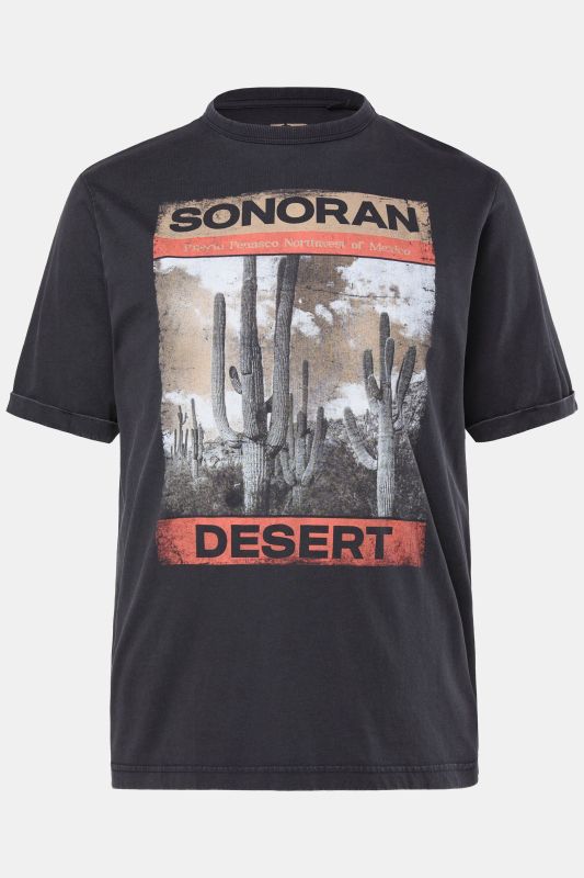 Тениска с винтидж принт