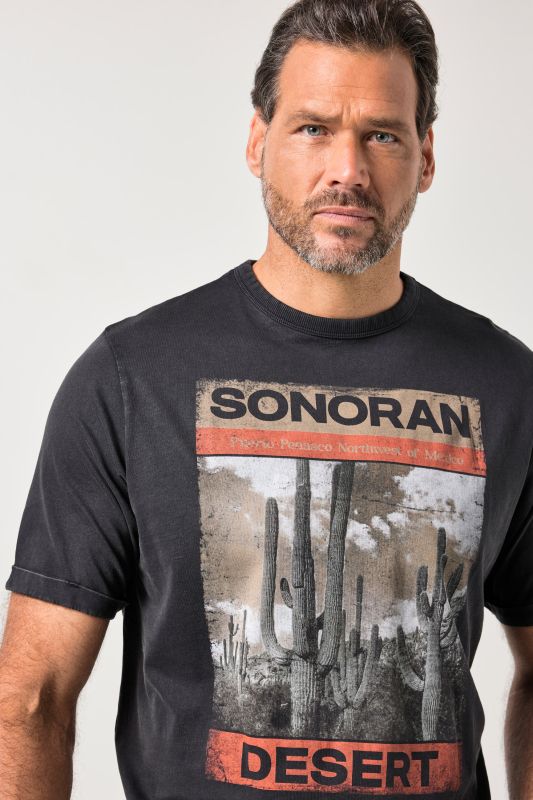 Тениска с винтидж принт