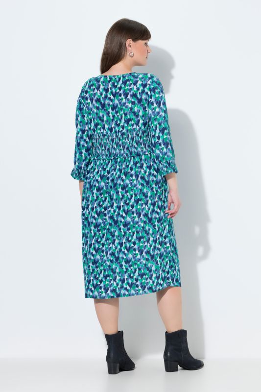 Abstract Heart Print Dress