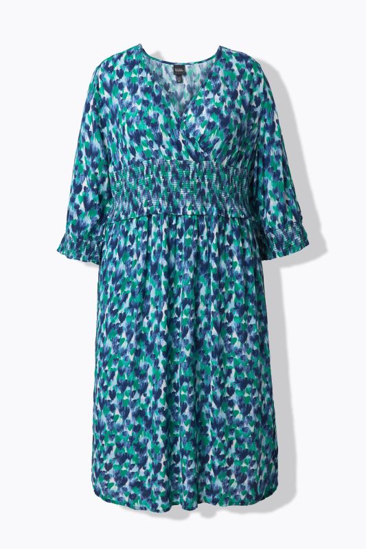 Abstract Heart Print Dress